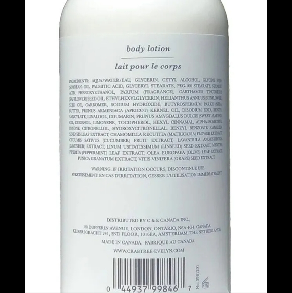 Crabtree and & Evelyn Citron Skin Quenching Body Lotion - Picture 3 of 3